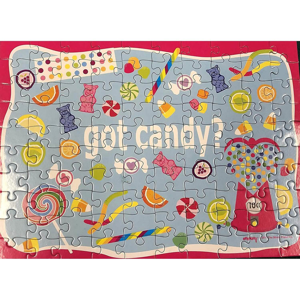 Lot de 5 : Puzzles sur le thème des bonbons et de la crème glacée