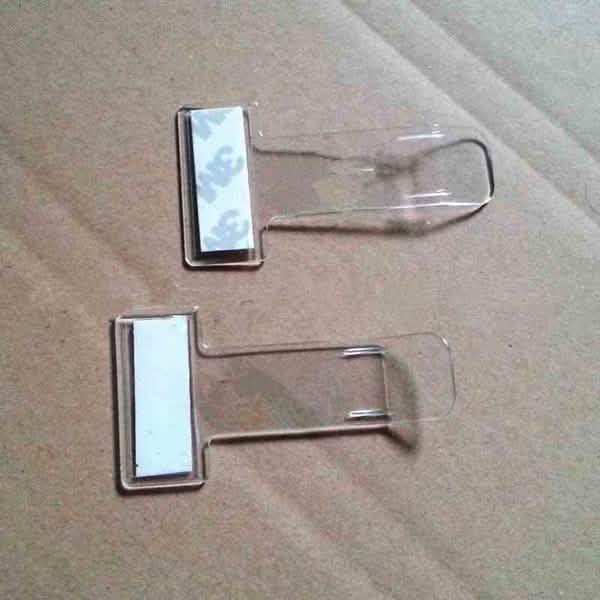 Lot de 5 : Support autocollant pour ticket de stationnement de voiture