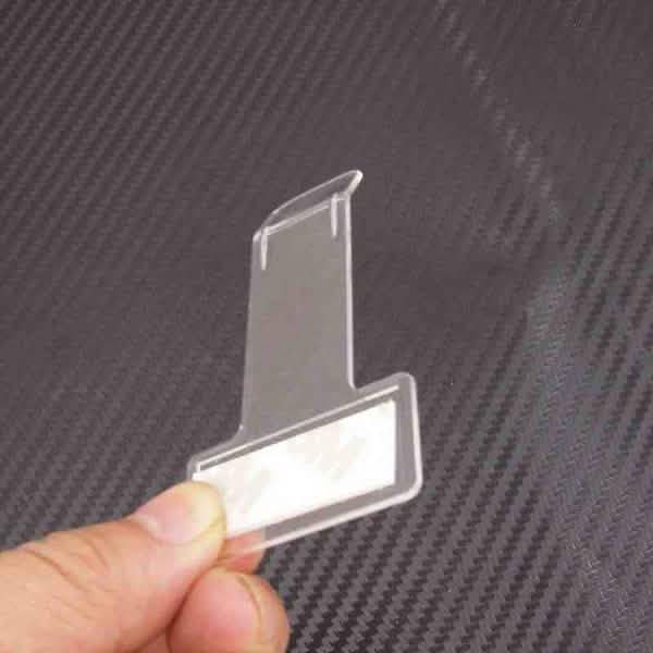 Lot de 5 : Support autocollant pour ticket de stationnement de voiture