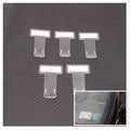 Lot de 5 : Support autocollant pour ticket de stationnement de voiture