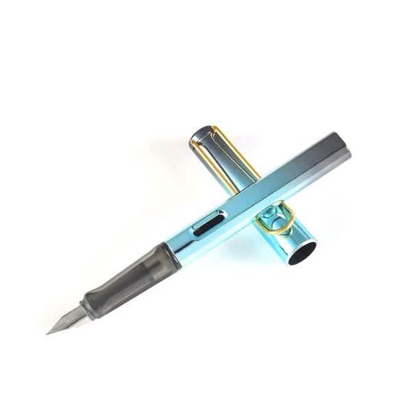 Lot de 5 : Stylo-plume de couleur tendance pour étudiant, fournitures scolaires, stylos à encre