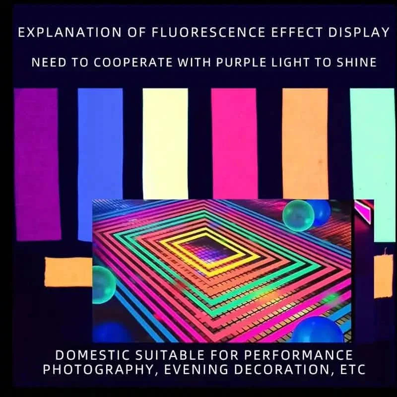 Lot de 5 rubans adhésifs fluorescents pour décorations de fête, anniversaires et loisirs créatifs