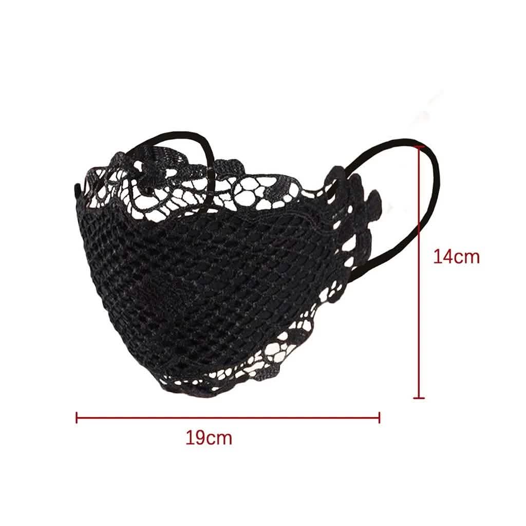 Lot de 5 : Masque buccal en dentelle