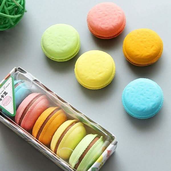 Paquet de 5 : Gommes Macaron