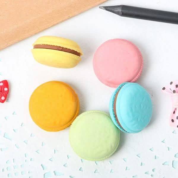 Paquet de 5 : Gommes Macaron