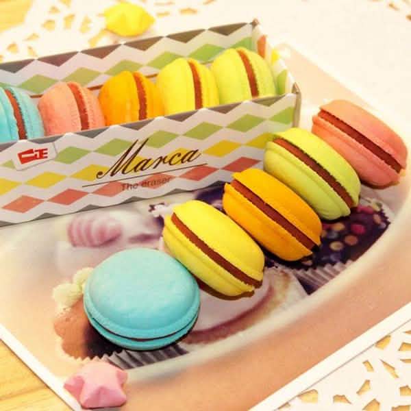 Paquet de 5 : Gommes Macaron