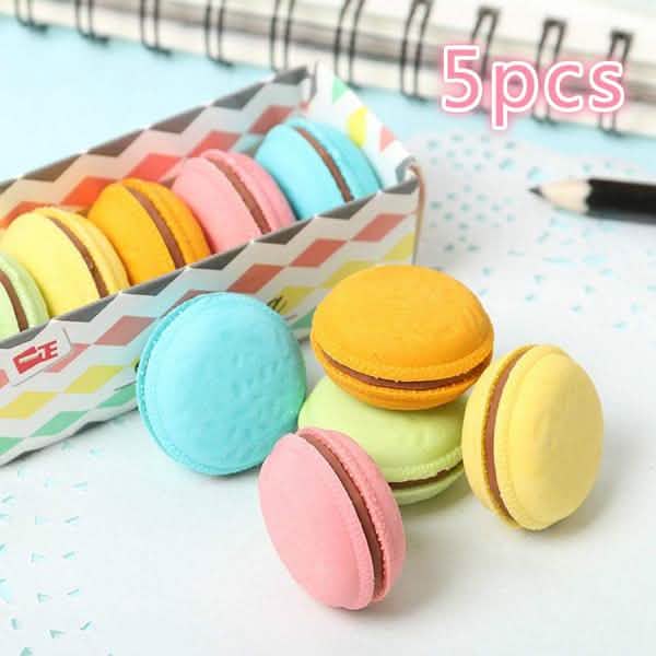 Paquet de 5 : Gommes Macaron