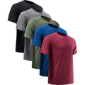 Lot de 5 : T-shirts performants athlétiques et respirants pour homme