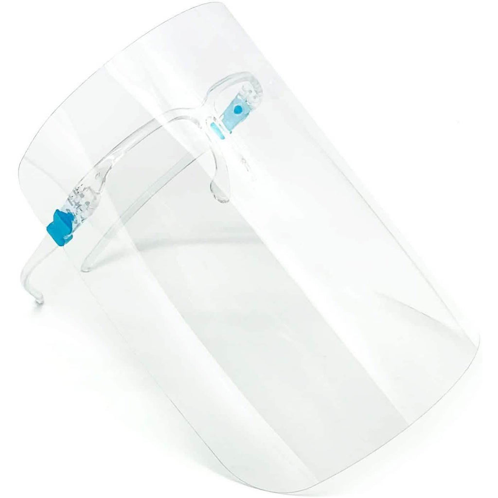 Lot de 5 : Visières de protection transparentes réutilisables