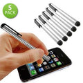 Lot de 5 : Stylet pour écran tactile pour iPad et iPhone
