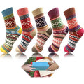 Lot de 5 paires : Chaussettes d'hiver pour femme