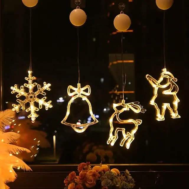 Lot de 5: Guirlandes lumineuses de Noël à LED