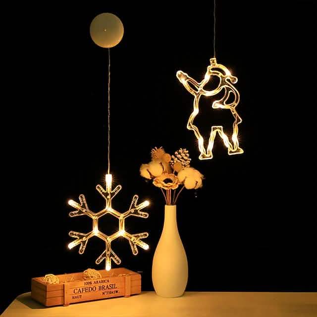 Lot de 5: Guirlandes lumineuses de Noël à LED