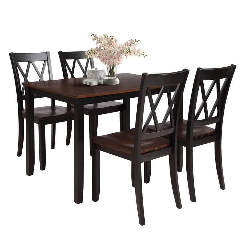 Ensemble de 5 pièces : Table de salle à manger