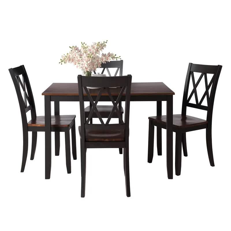 Ensemble de 5 pièces : Table de salle à manger