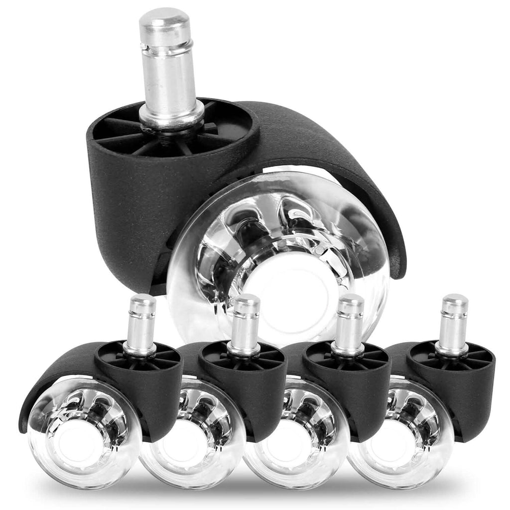 Lot de 5 : roulettes de rechange pour chaise de bureau