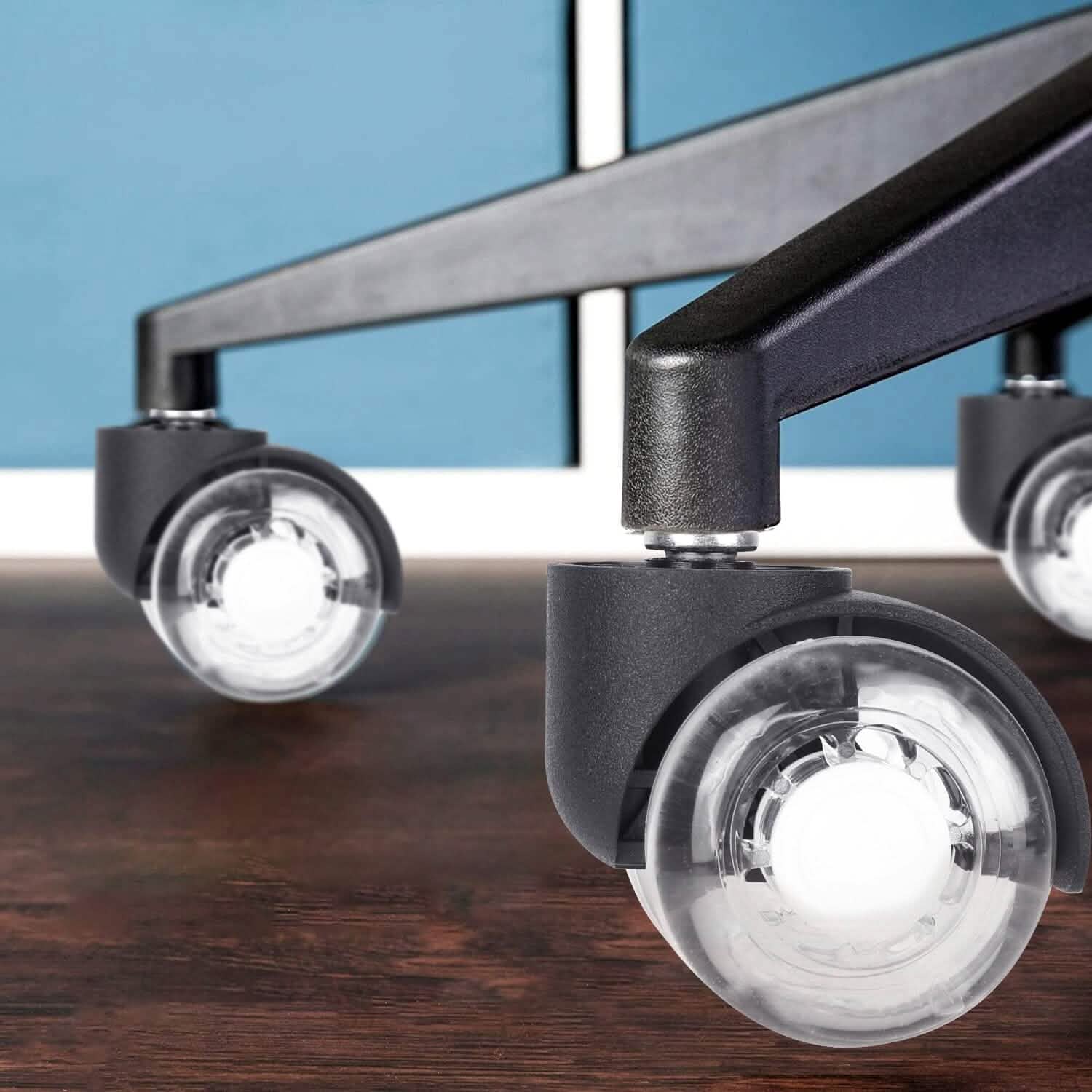 Lot de 5 : roulettes de rechange pour chaise de bureau