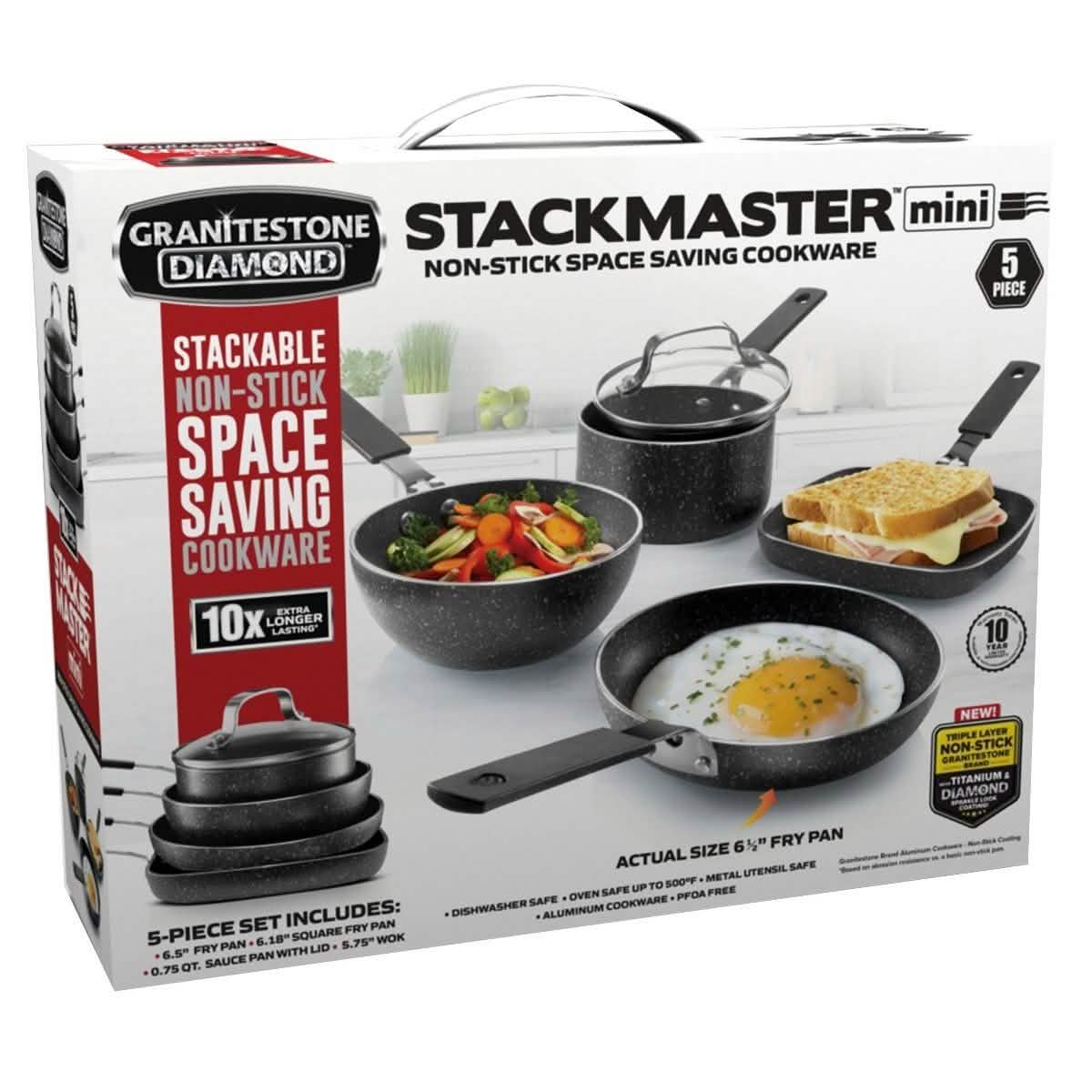 Ensemble de 5 pièces : Gotham Steel 2833 Mini Stackmaster