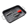 Batterie de cuisine 5 pièces : Kit de rôtissoires antiadhésives