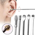Ensemble de 5 cure-oreilles en acier inoxydable