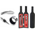 Ensemble de 5 pièces : Kit de sommelier en forme de bouteille