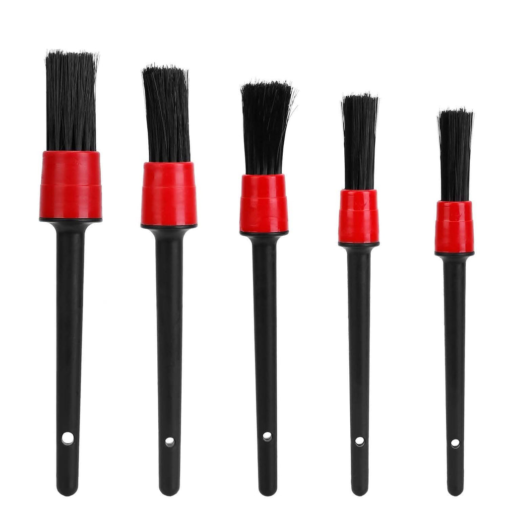 5 pièces : Trousse de brosses pour l'esthétique automobile