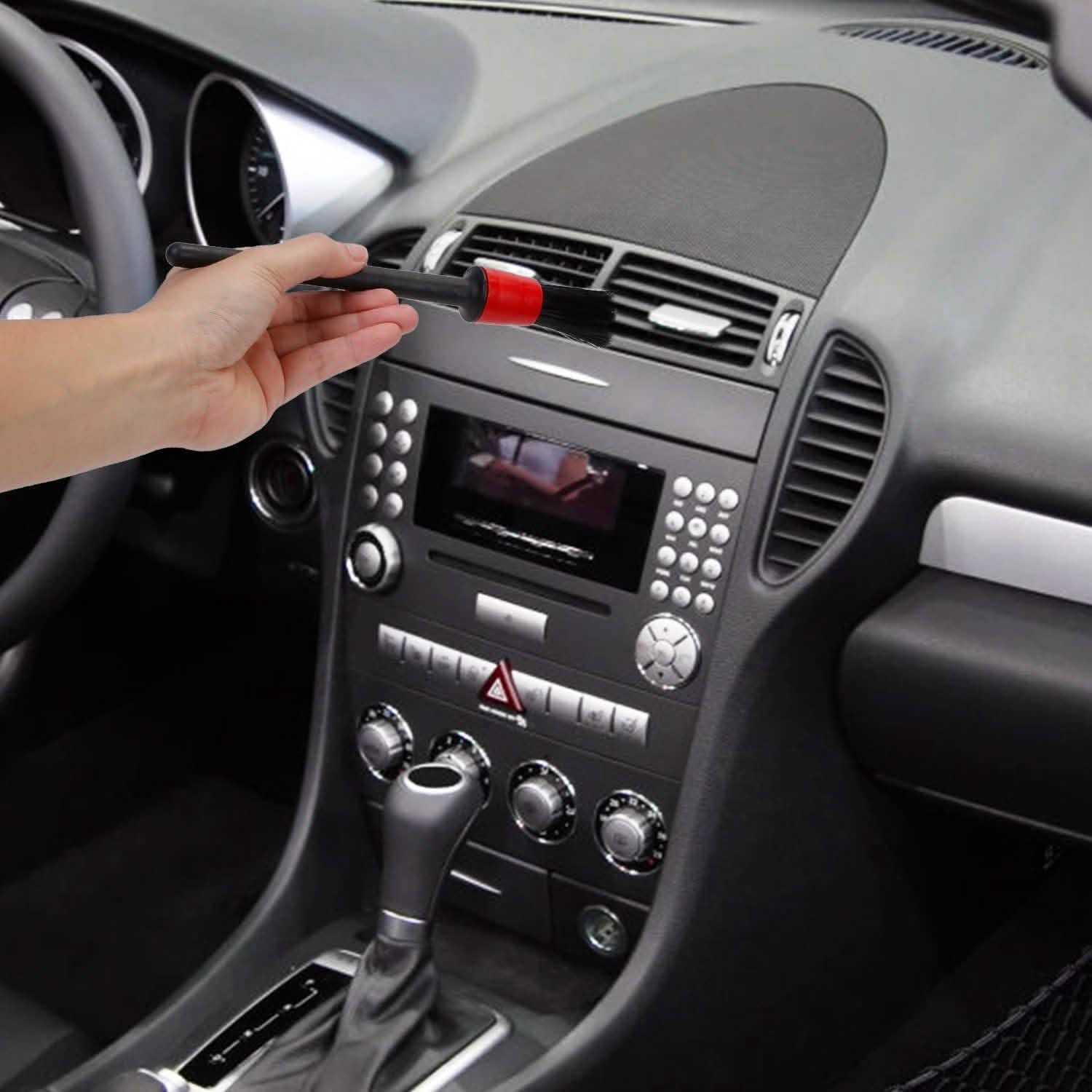 5 pièces : Trousse de brosses pour l'esthétique automobile