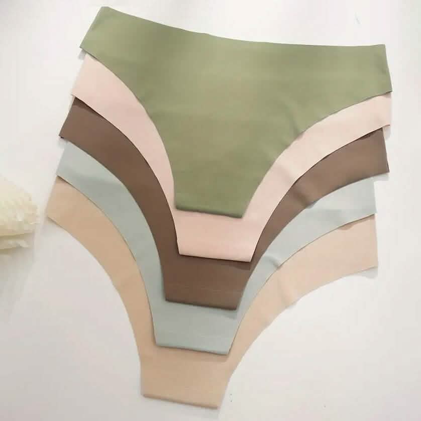 Lot de 5: Culottes Unies Confortables et Sans Coutures