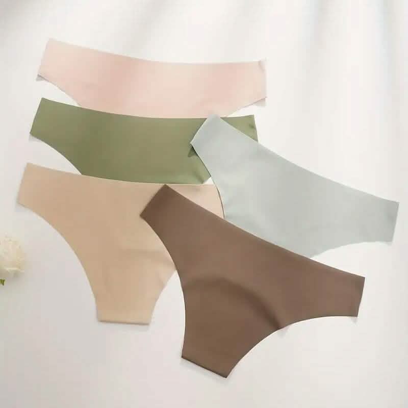 Lot de 5: Culottes Unies Confortables et Sans Coutures