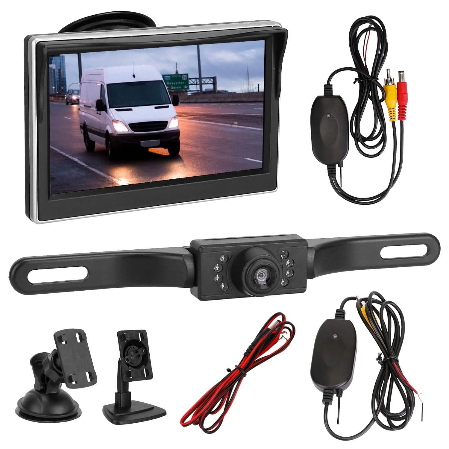Kit de surveillance de recul avec écran 5"