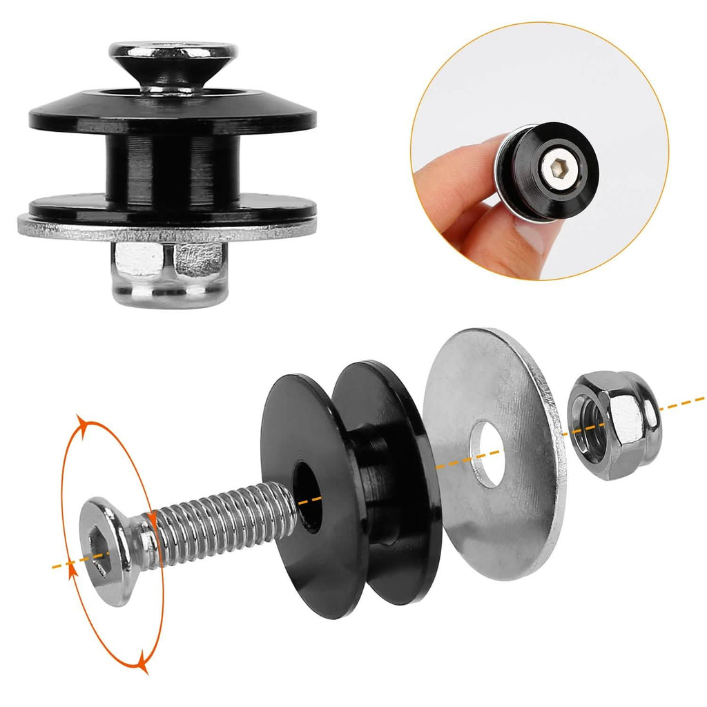 Lot de 5: Attaches rapides pour pare-chocs de voiture