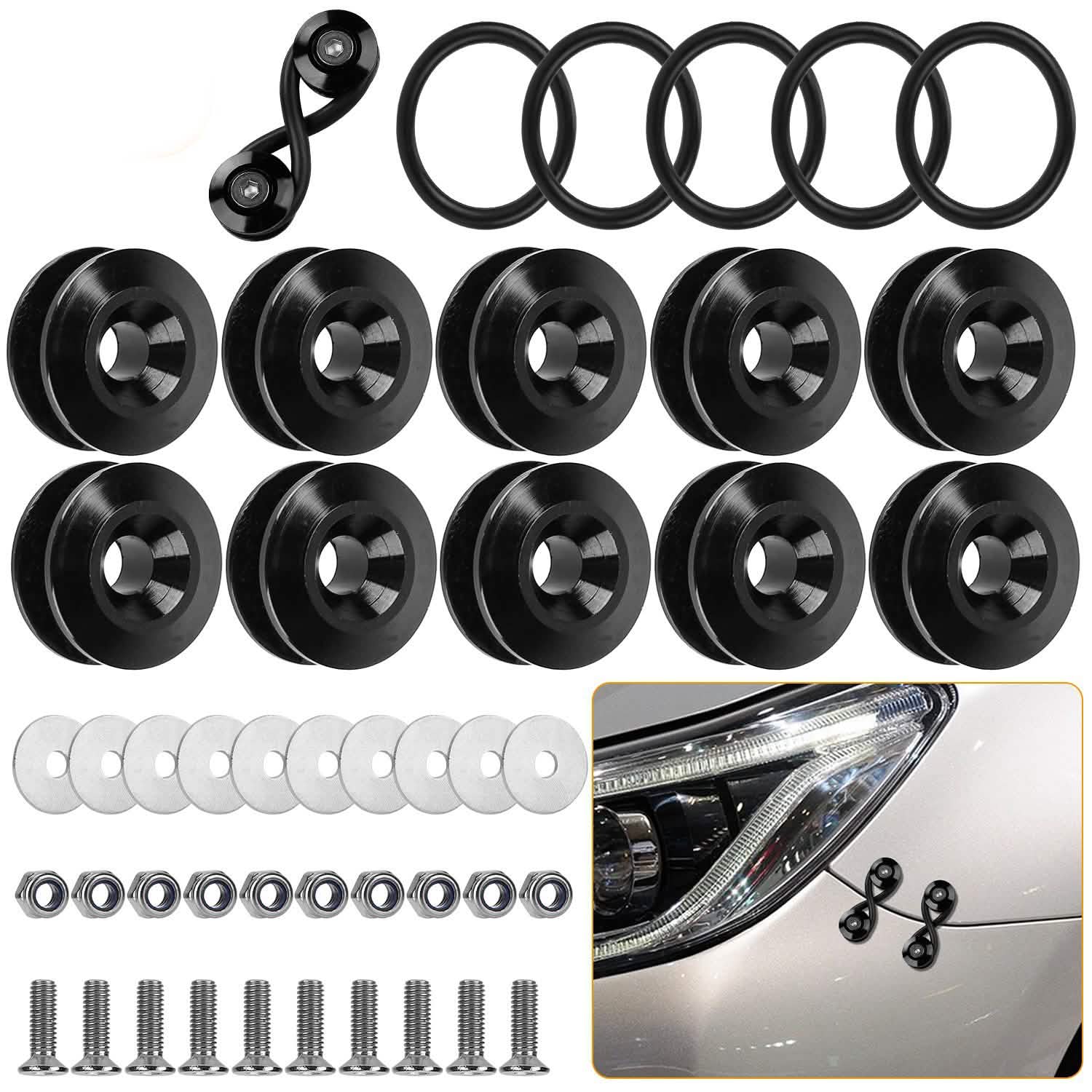 Lot de 5: Attaches rapides pour pare-chocs de voiture