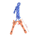 5 styles de cordes à sauter pour enfants, poignée en bois, sport, musculation, fitness, jolies cordes à sauter, poignée en bois, corde à sauter réglable en coton pour garçons et filles
