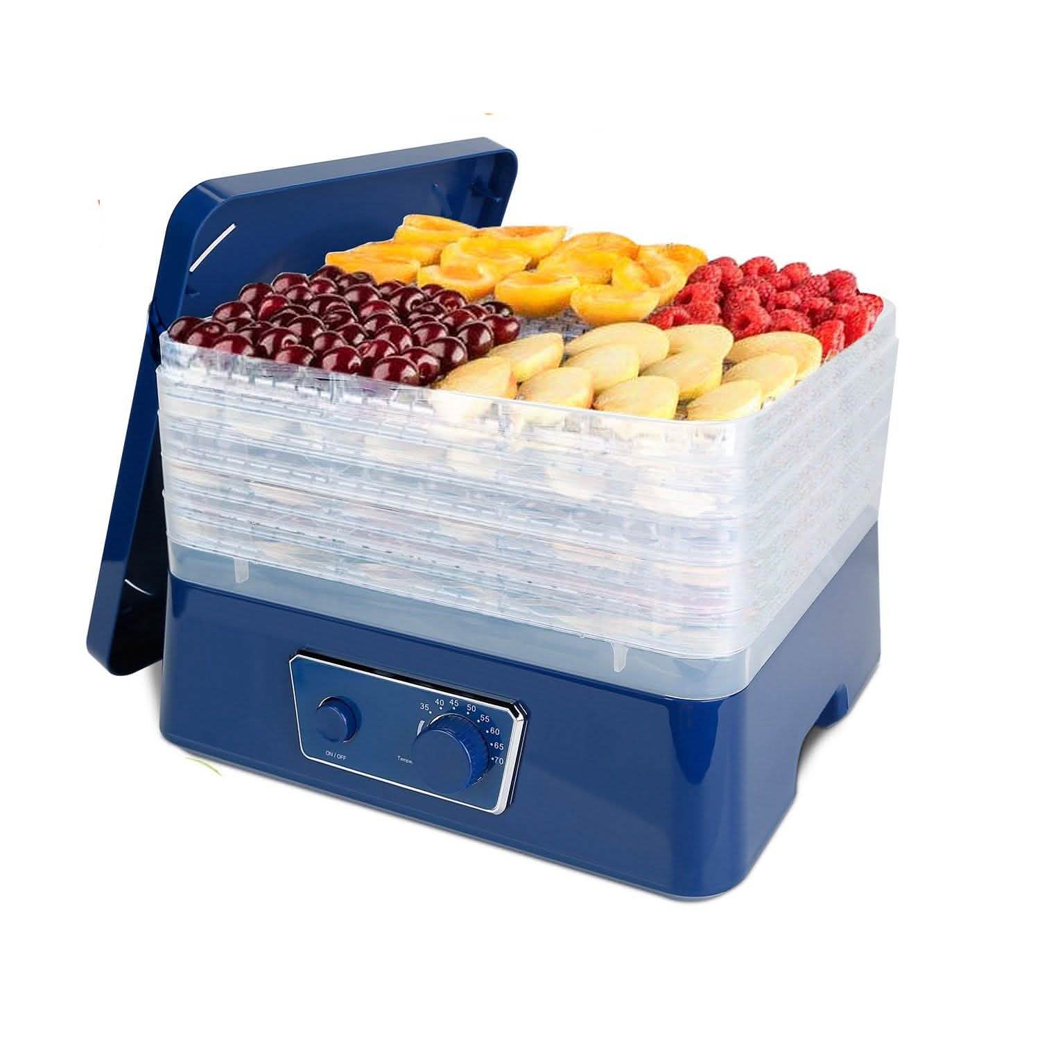 Déshydrateur alimentaire électrique à 5 plateaux