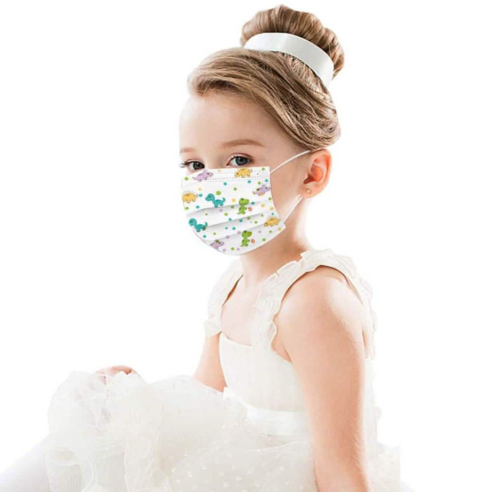 Paquet de 50 : Masque facial jetable pour enfants