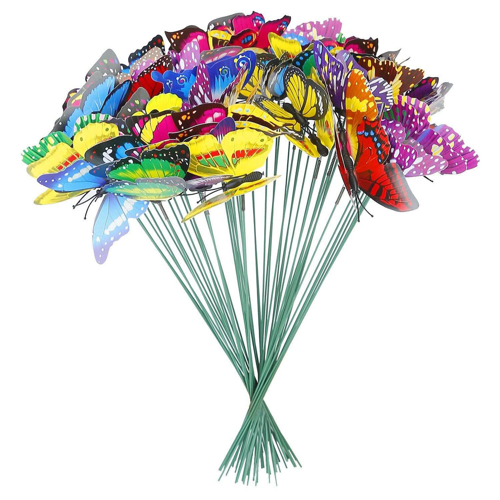 Lot de 50: Piquet Ornement Papillon