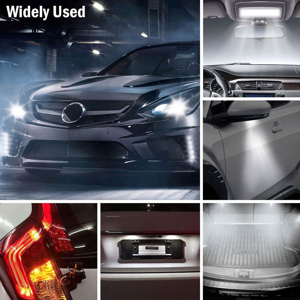 50 pièces : Ampoules LED pour voiture