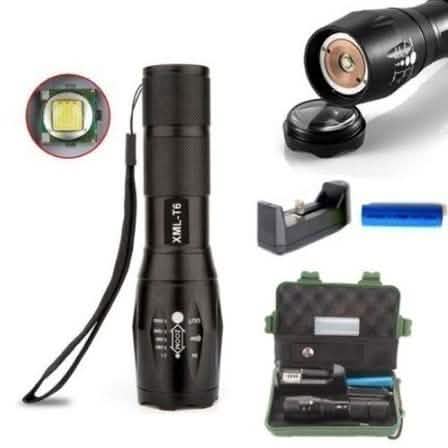 Lampe torche tactique LED 5000LM XM-L T6