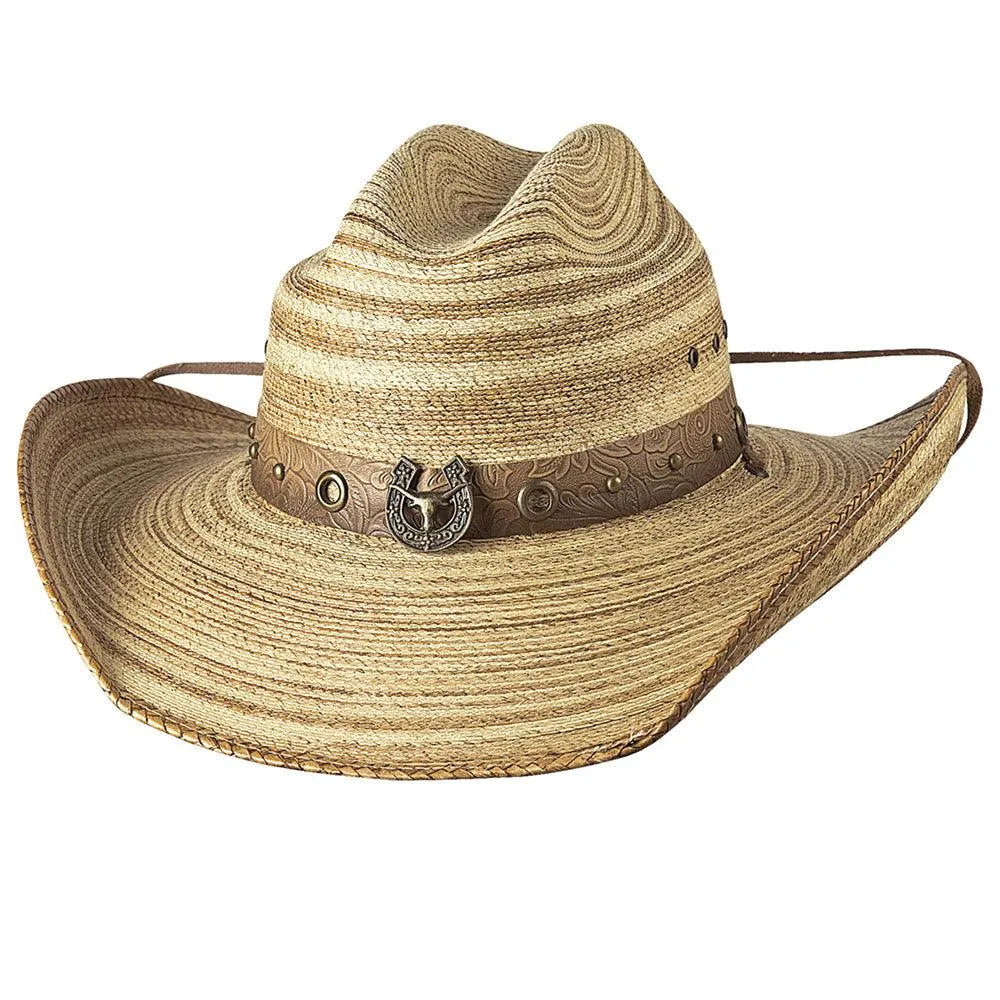Bullhide Ride Or Die - Chapeau de cow-boy en paille de palmier mexicaine