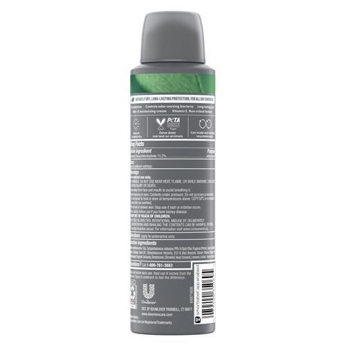 Dove Men+Care Anti-transpirant Déodorant en vaporisateur sec pour hommes Extra Fresh Protection de 72 heures contre la sueur et les odeurs avec la technologie Triple Défense 3,8 oz