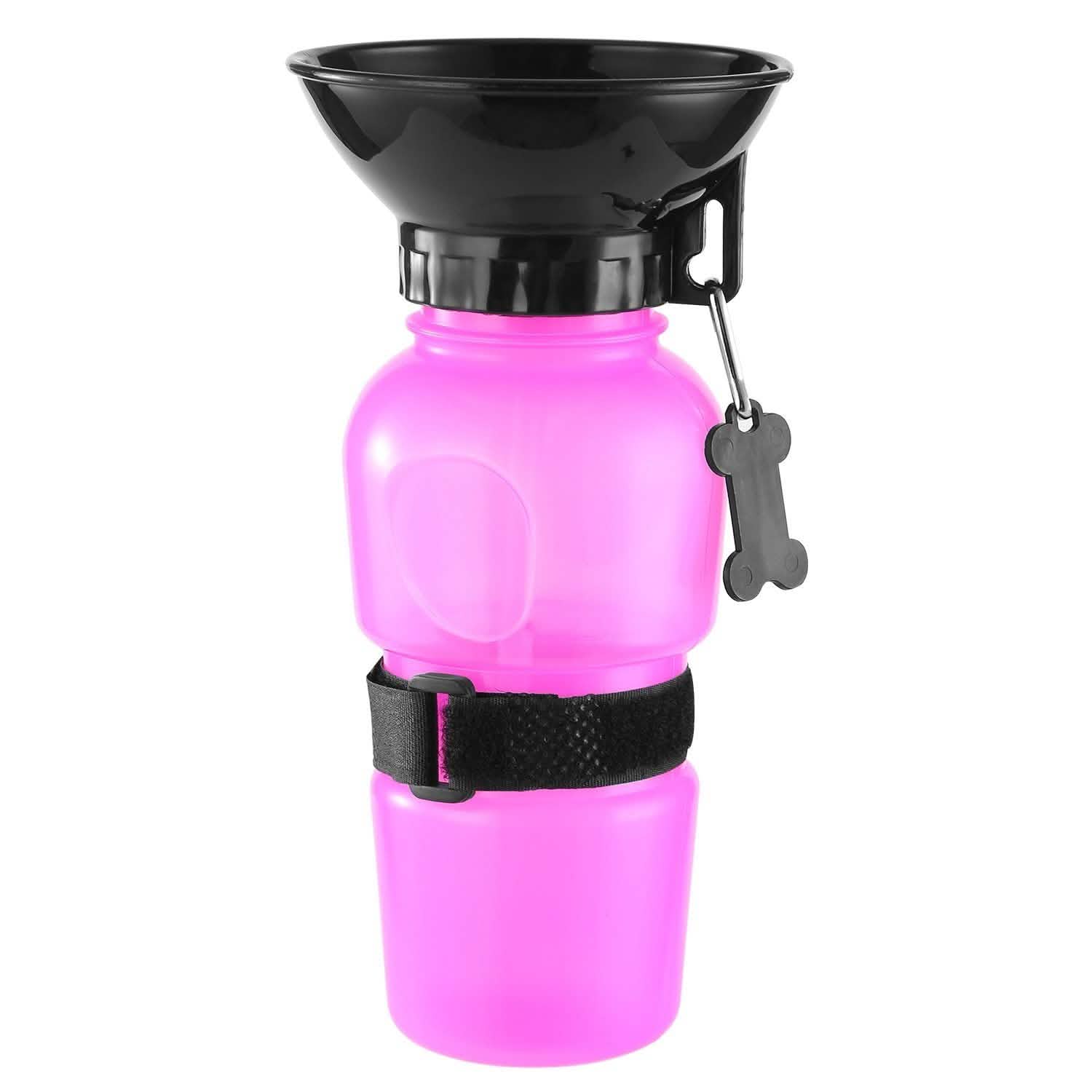 Bouteille d'eau portable de 500 ml pour animaux de compagnie