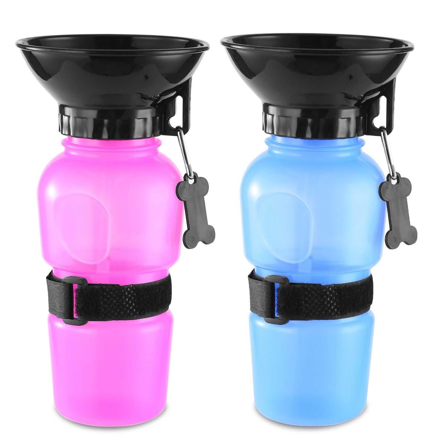 Bouteille d'eau portable de 500 ml pour animaux de compagnie