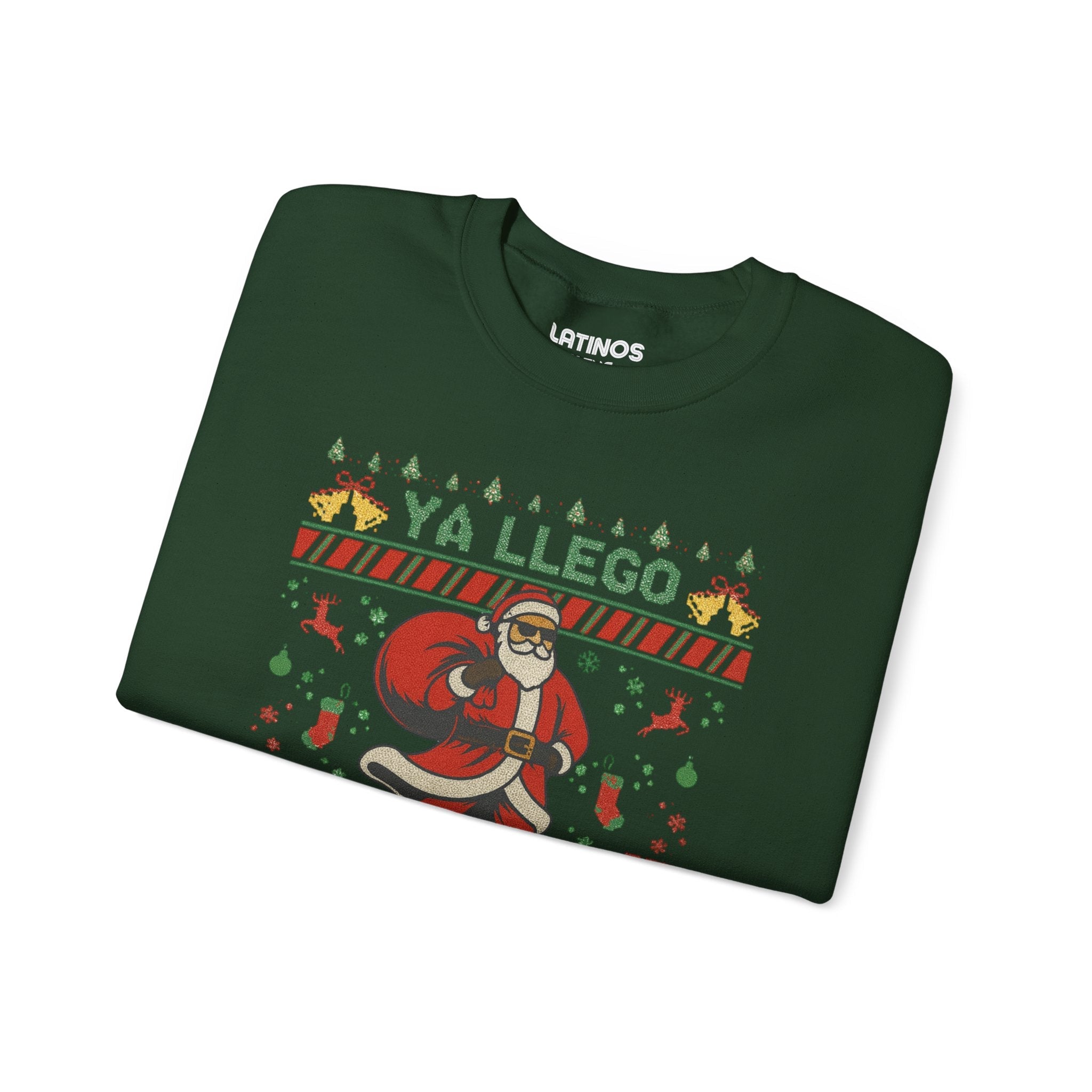 Pull Ras du Cou de Noël en Tricot « Ya Llegó Por Quien Lloraban » | Drôle Espagnol Latino | 3 Couleurs