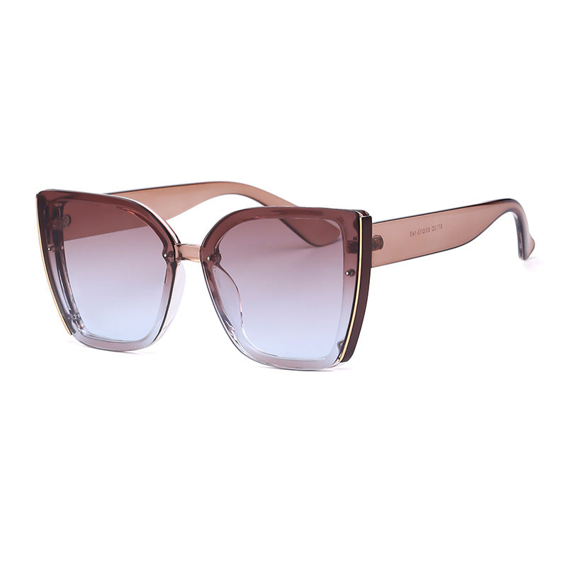 Lunettes de soleil œil-de-chat surdimensionnées pour femmes — Protection UV Tendance