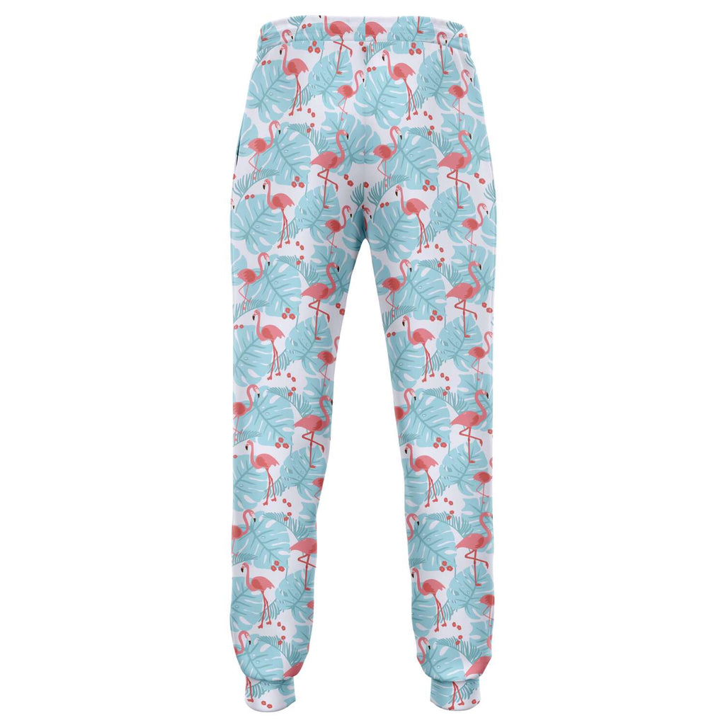 Joggers Flamant Bleu Fleuri