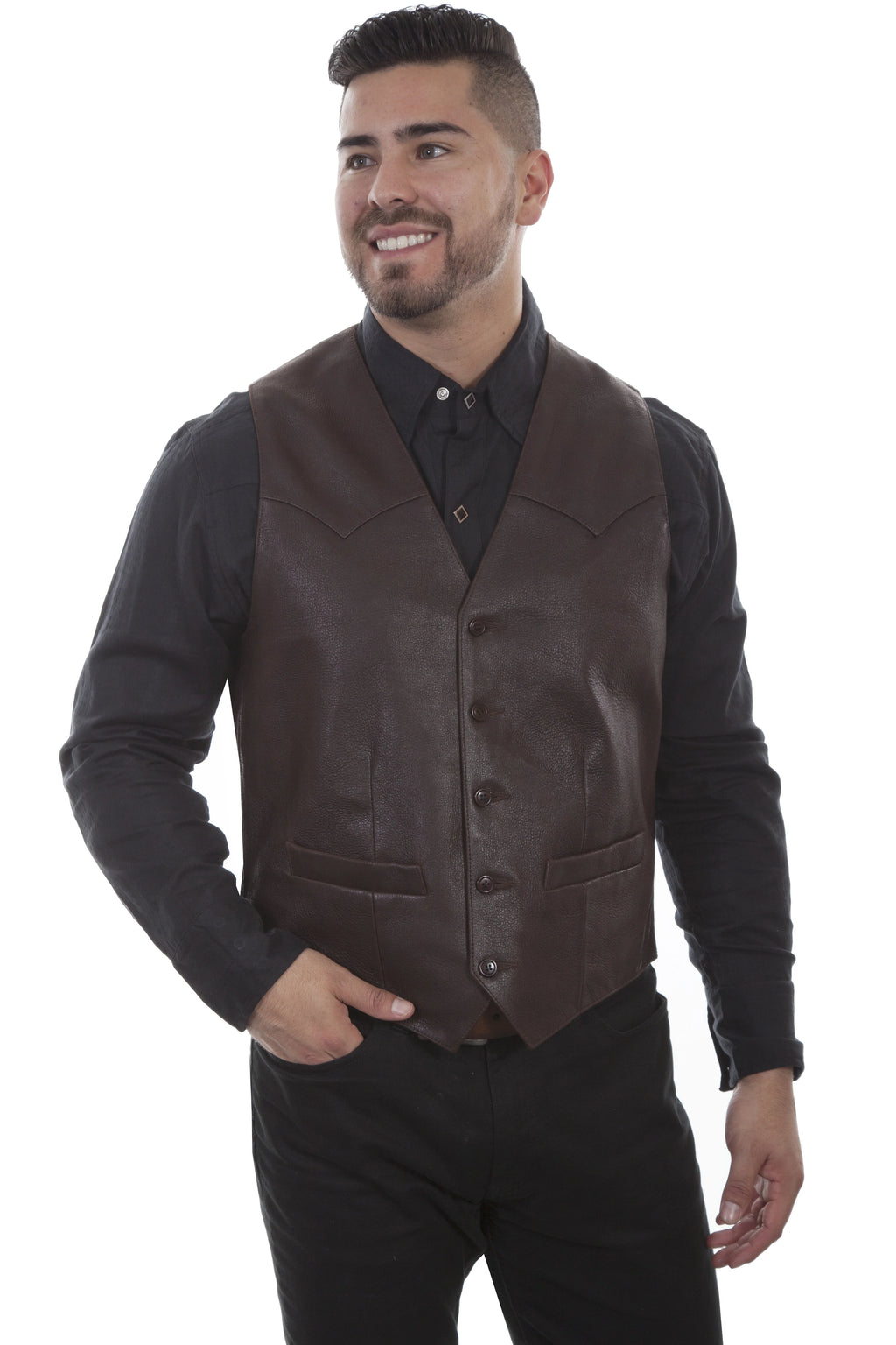 Gilet Scully Outrider (503 daim de veau) – Homme