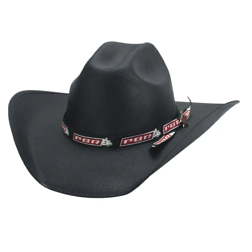 Chapeau de cowboy en paille Bullhide PBR Committed To Win - Linge