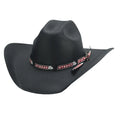 Chapeau de cowboy en paille Bullhide PBR Committed To Win - Linge