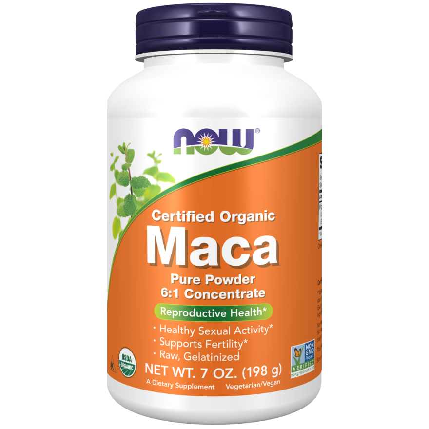 Now Foods Maca Pure Powder Organic 7oz - 5035