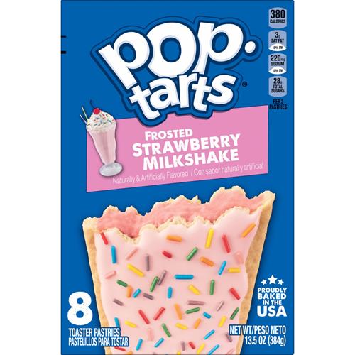 Pop Tarts, Pâtisseries Milkshake Fraise, 383 grammes
